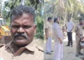 Shanmugasundaram, Special Sub-Inspector (SI) of the Tamil Nadu Police (Left