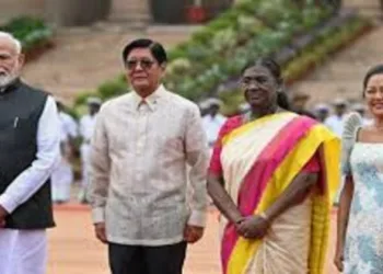 Ceremonial Welcome for the Philippines President at Rashtrapathi Bhavan