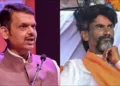 Maharashtra CM Devendra Fadnavis and Maratha activist Manoj Jarange