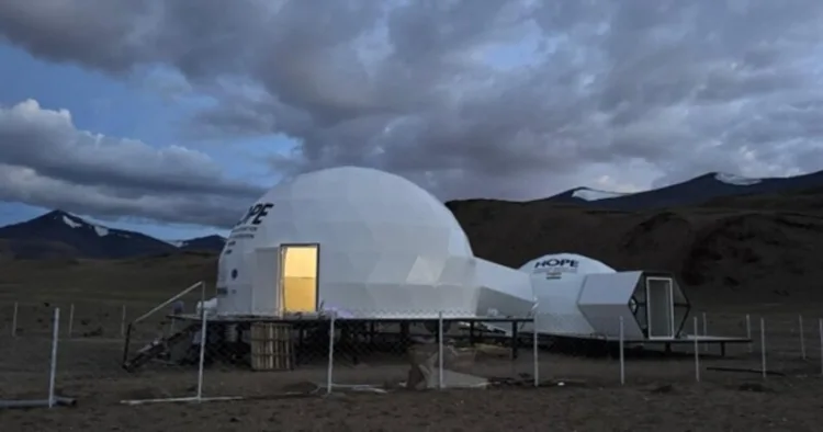 HOPE Setup at Tso Kar Valley, Ladakh (Source: ISRO)