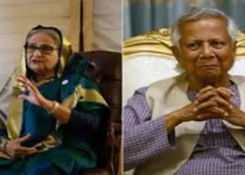 Bangladesh's ousted Prime Minister Sheikh Hasina and Chief Advisor of the Interim Government Muhammad Yunus