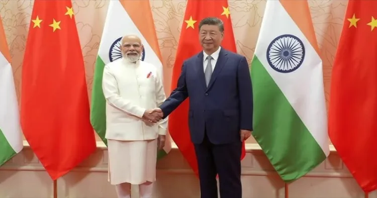 Prime Minister Narendra Modi holds bilateral talks with the Chinese President Xi Jinping on the sidelines of the SCO Summit at Tianjin, China