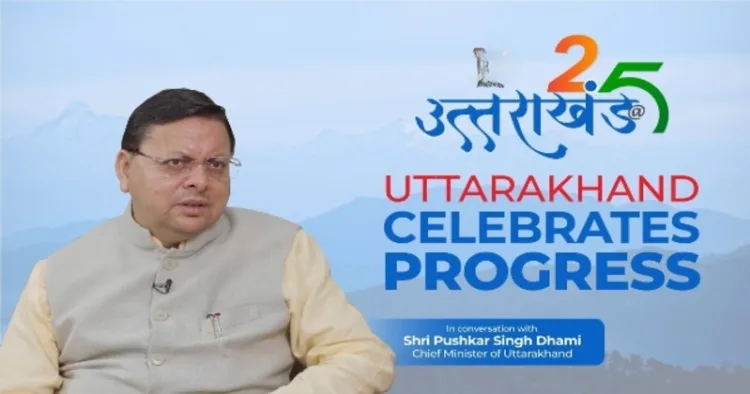 Uttarakhand Chief Minister Pushkar Singh Dhami discusses the state's progress