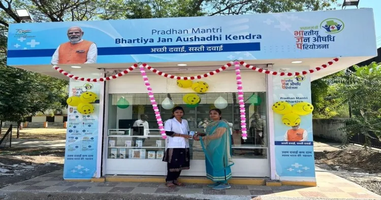 Pradhan Mantri Bhartiya Janaushadhi Kendra at Manmad Railway station