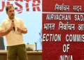 Rahul Gandhi, who has peddled lies blatantly in his press conferences, rallies, and presentations about the election commission to promote his propaganda of vote theft