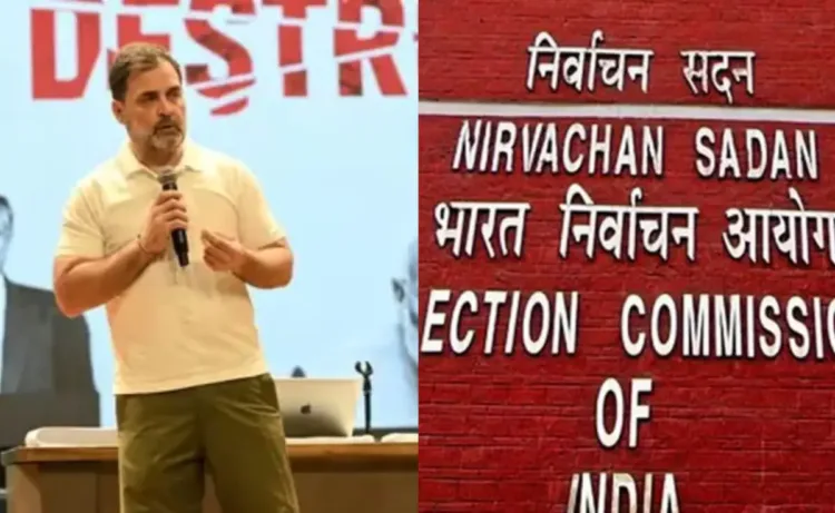Rahul Gandhi, who has peddled lies blatantly in his press conferences, rallies, and presentations about the election commission to promote his propaganda of vote theft