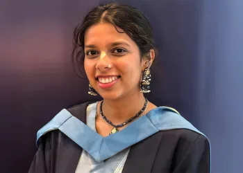 Krishangi Meshram began her law studies at 15 with the Open University in the UK. (Photo: Open University)