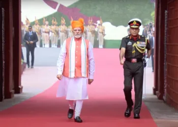 PM Modi at Red Fort for Independence Day celebrations