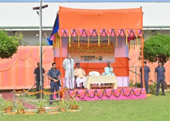 RSS Sarsanghchalak Dr. Mohan Bhagwat addressing on th occassion of Independance Day Celebrations 2025 in in Bhubaneswar