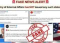 Viral posts claiming India is reviewing US ties over tariffs has been flagged as fake by PIB Fact Check. (IMAGE: X)