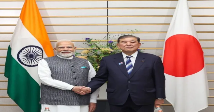 PM Modi and the Japanese PM Ishiba strengthened India-Japan ties at the 15th Annual Summit in Tokyo, announcing 10 trillion Yen of private investment and defence, tech, and cultural cooperation