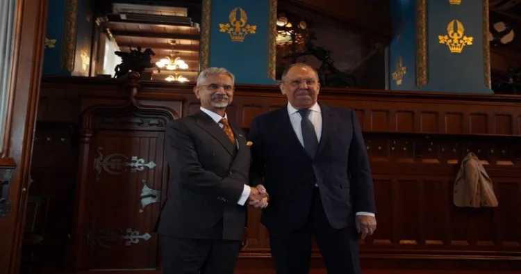 External Affairs Minister Dr. S. Jaishankar and the Foreign Minister of Russia Sergey Lavrov