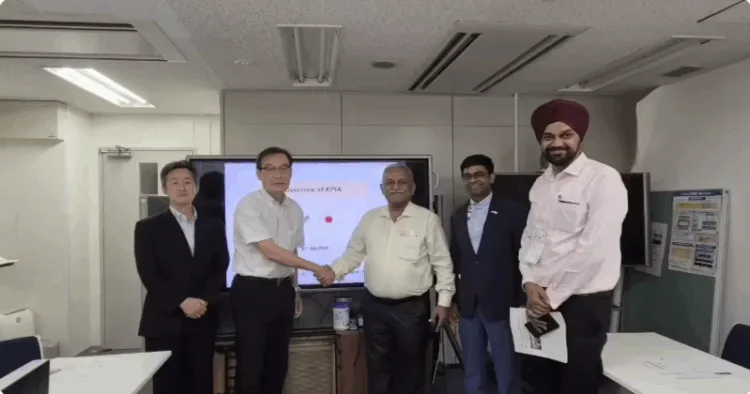 A high-level delegation from Uttar Pradesh met the Japanese delegation