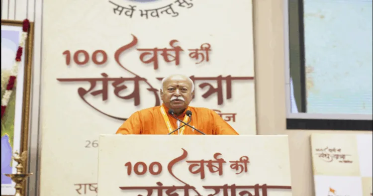 RSS Sarsanghchalak Dr Mohan Bhagwat