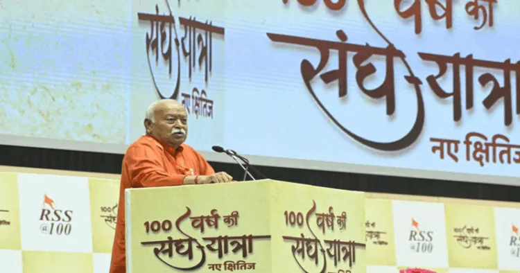 RSS Sarsanghchalak Dr Mohan Bhagwat