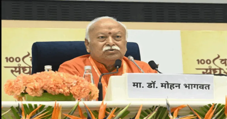 RSS Sarsanghchalak Dr Mohan Bhagwat