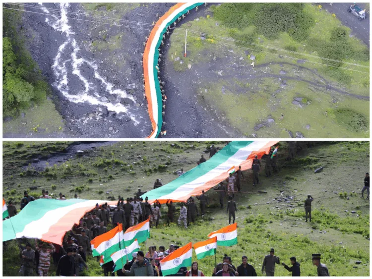 Flying high at 14000 feet: Indian Army, ITBP and locals united for a historic Tiranga March in Tawang near the China border