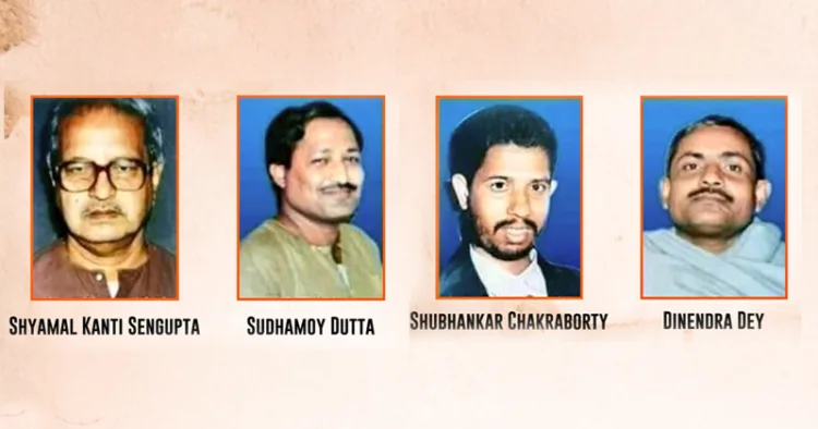 The 4 RSS Pracharaks who were killed brutally on August 6, 1999