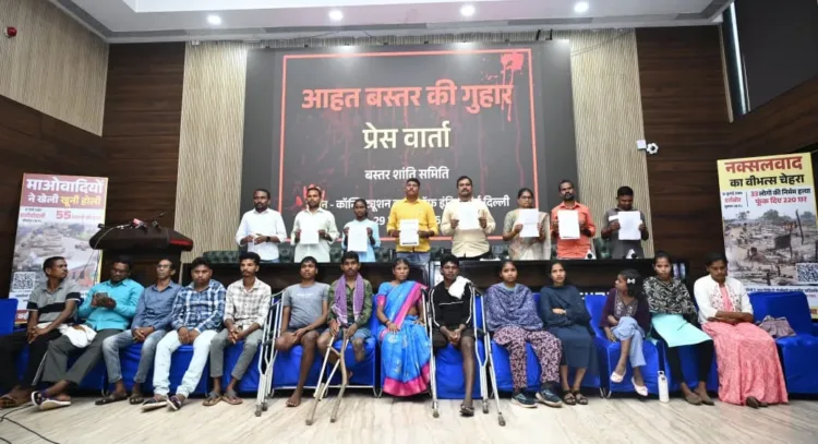 Victims of red terror gathered at New Delhi on August 29