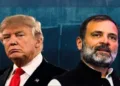 US President Donald Trump and Congress leader Rahul Gandhi