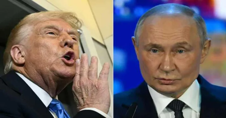 US president Donald Trump and Russian president Vladimir Putin