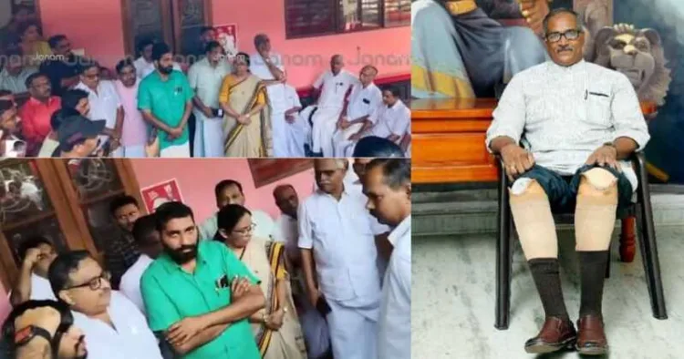 CPIM under fire for celebratory send-off to convicts in 1994 leg-chopping case; MP Sadanandan Master calls it a mockery of justice