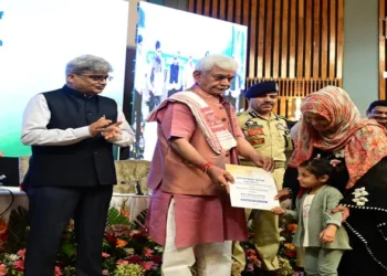 J&K Lieutenant Governor Manoj Sinha gives appointment letter to kin of those who were killed in terrorist attacks