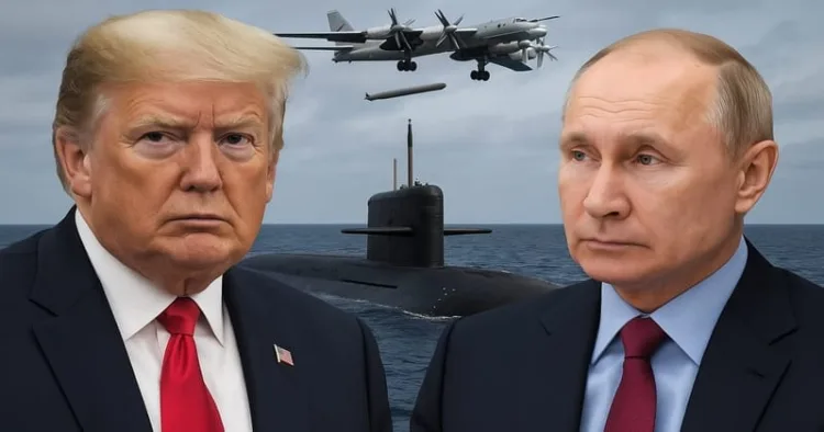 US President Donald Trump (Left) and Russian President Vladimir Putin (Right)