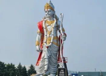 North America’s tallest Bhagwan Ram murti at a Mandir in the Greater Toronto Area