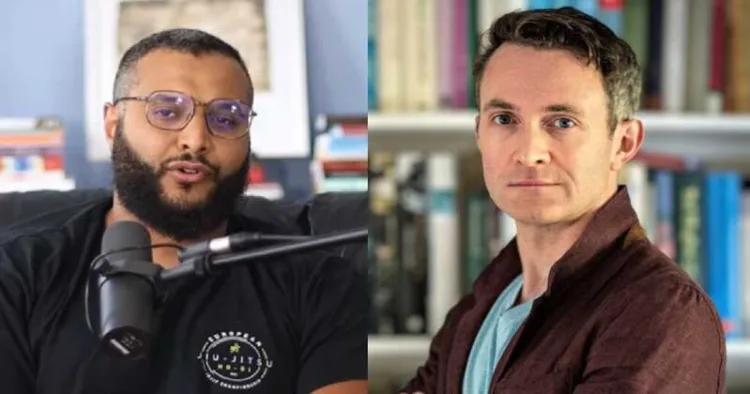 (Left) Islamist Mohammad Hijab (Right) Journalist Douglas Murray