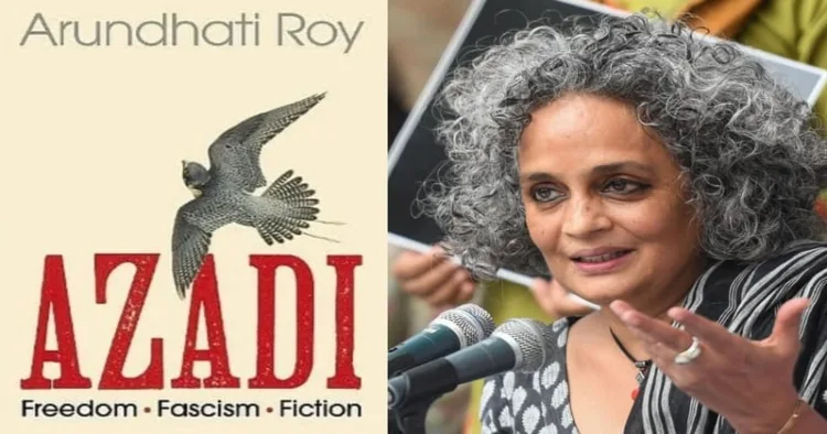 Writer and activist Arundhati Roy (Right)