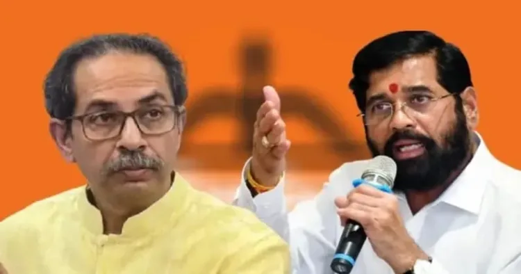 Shiv Sena (UBT) leader Uddhav Thackeray (Left) and Maharashtra Deputy Chief Minister Eknath Shinde (Right)