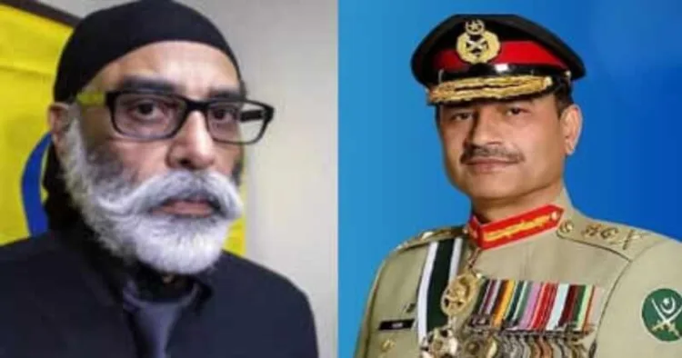 Khalistani terrorist Gurpatwant Singh Pannun and Pakistan Army Chief 'Failed' Marshel Asim Munir