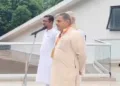 RSS Sarkaryawah Dattatreya Hosabale addressing the gathering on the occasion of the 79th Independence Day in Mumbai.
