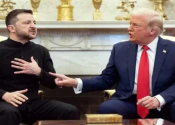 Ukrainian President Volodymyr Zelensky and US president Donald Trump