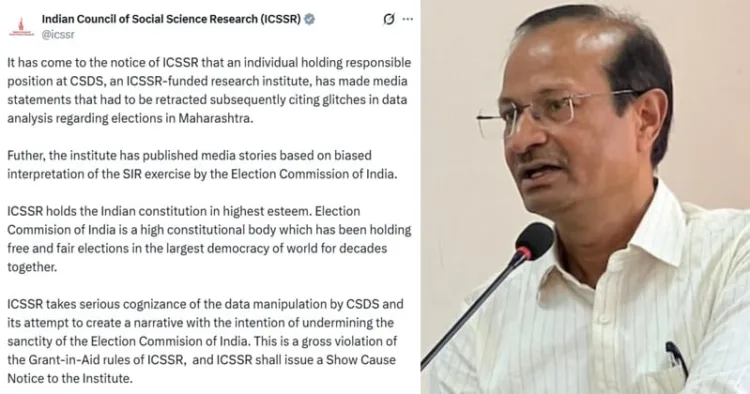 Lokniti co-director Sanjay Kumar (Right)