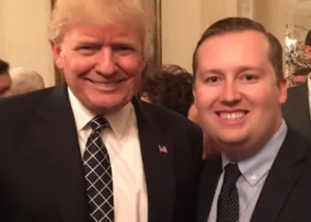 US President Donald Trump and Sergio Gore