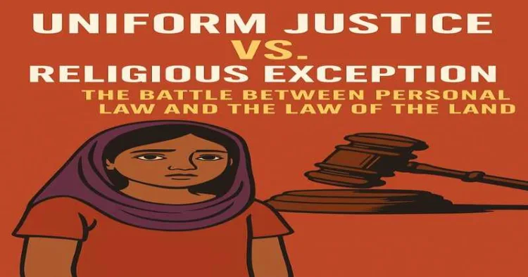 When it comes to safeguarding the girl children, the law of the land prevails over personal law, Muslim personal law included.