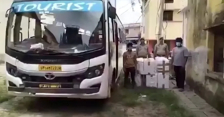 200 kg of explosives seized by UP Police in a Delhi bound bus at Bhagpat