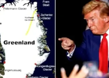 US President Donald Trump (Right)