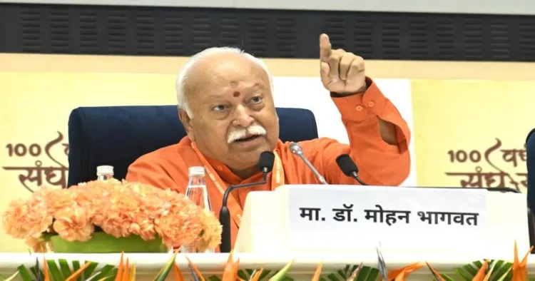 RSS Sarsanghchalak Dr Mohan Bhagwat
