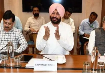 Union Minister of State for Railways and Food Processing Industries Ravneet Singh at the meeting