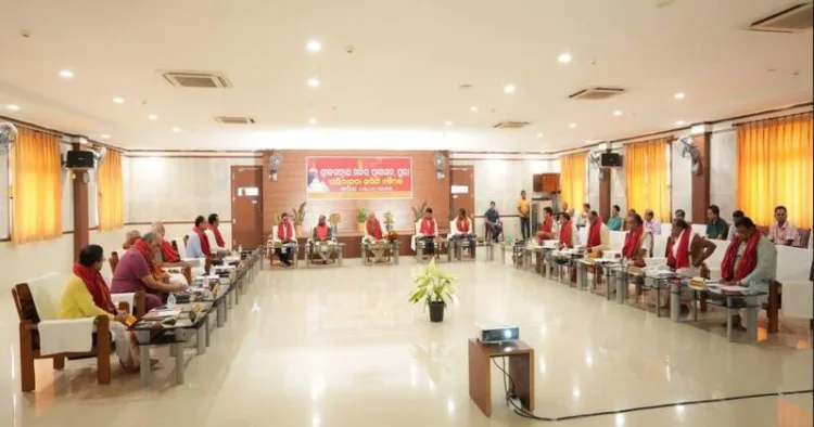 Srimandir Management Committee Holds Inaugural Meeting at Neeladri Bhakta Nivas