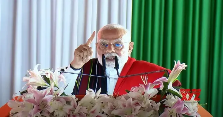 Prime Minister Modi reiterates the message of unity in Churachandpur, Manipur