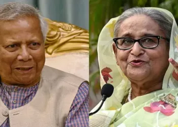Chief Advisor of the Interim Government of Bangladesh Muhammad Yunus and ousted Prime Minister Sheikh Hasina
