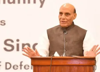Union Defence Minister Rajnath Singh addresses the Indian Community in Morocco