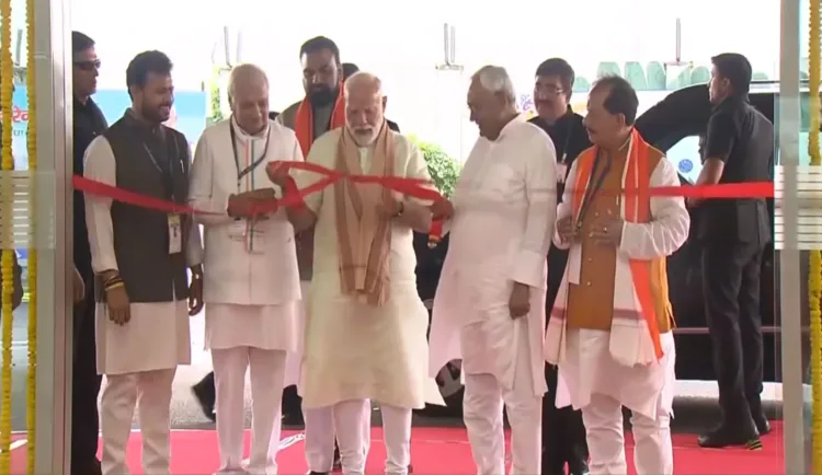 PM Modi on September 15 inaugurated interim terminal building at New Civil Enclave of Purnea Airport [Photo/ANI]