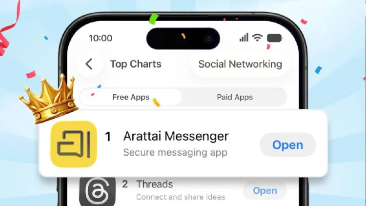 Zoho’s Arattai app records 350,000 daily sign-ups