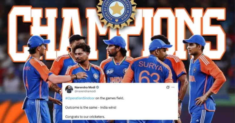 PM Modi hails India as they beat Pakistan in Asia Cup Final 2025