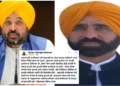 (Left)Punjab CM Bhagwat Mann (Right) Gyan Singh-Brother of Bhagwat Mann